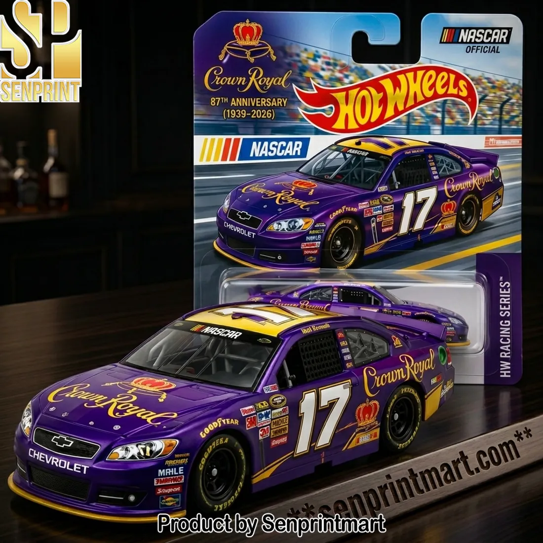 Hot Wheels NASCAR Crown Royal 87th Anniversary Matt Kenseth #17 Diecast Car