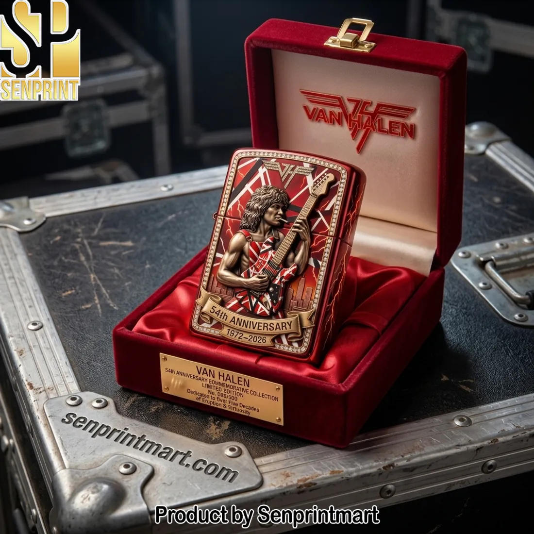 Van Halen 54th Anniversary 1972-2026 Limited Edition Lighter Case