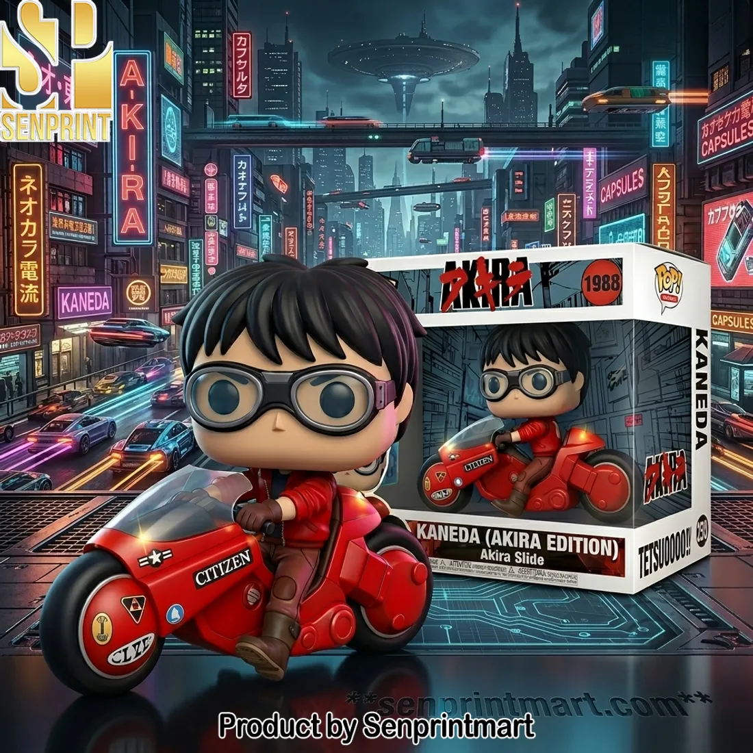Akira Kaneda Akira Edition Funko Pop! Ride Figure