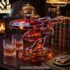 Dallas Cowboys 60th Anniversary Commemorative Cowboy Football Decanter Dallas Cowboys 60th Anniversary Commemorative Cowboy Football Decanter