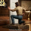 Walker Texas Ranger 33rd Anniversary Chuck Norris Kicking Figurine Doorstop