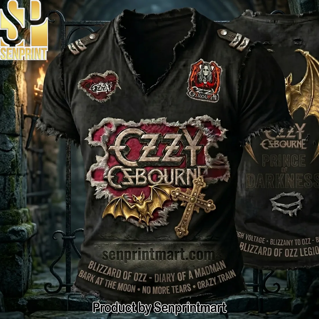 Ozzy Osbourne Prince of Darkness Heavy Metal T-Shirt