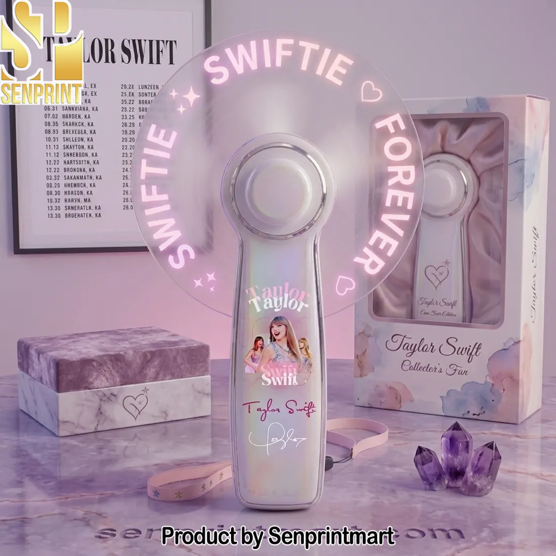 Taylor Swift SWIFTIE FOREVER Eras Tour LED Handheld Fan