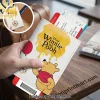 Winnie the Pooh 100 Aker Wood Map Leather Passport Cover