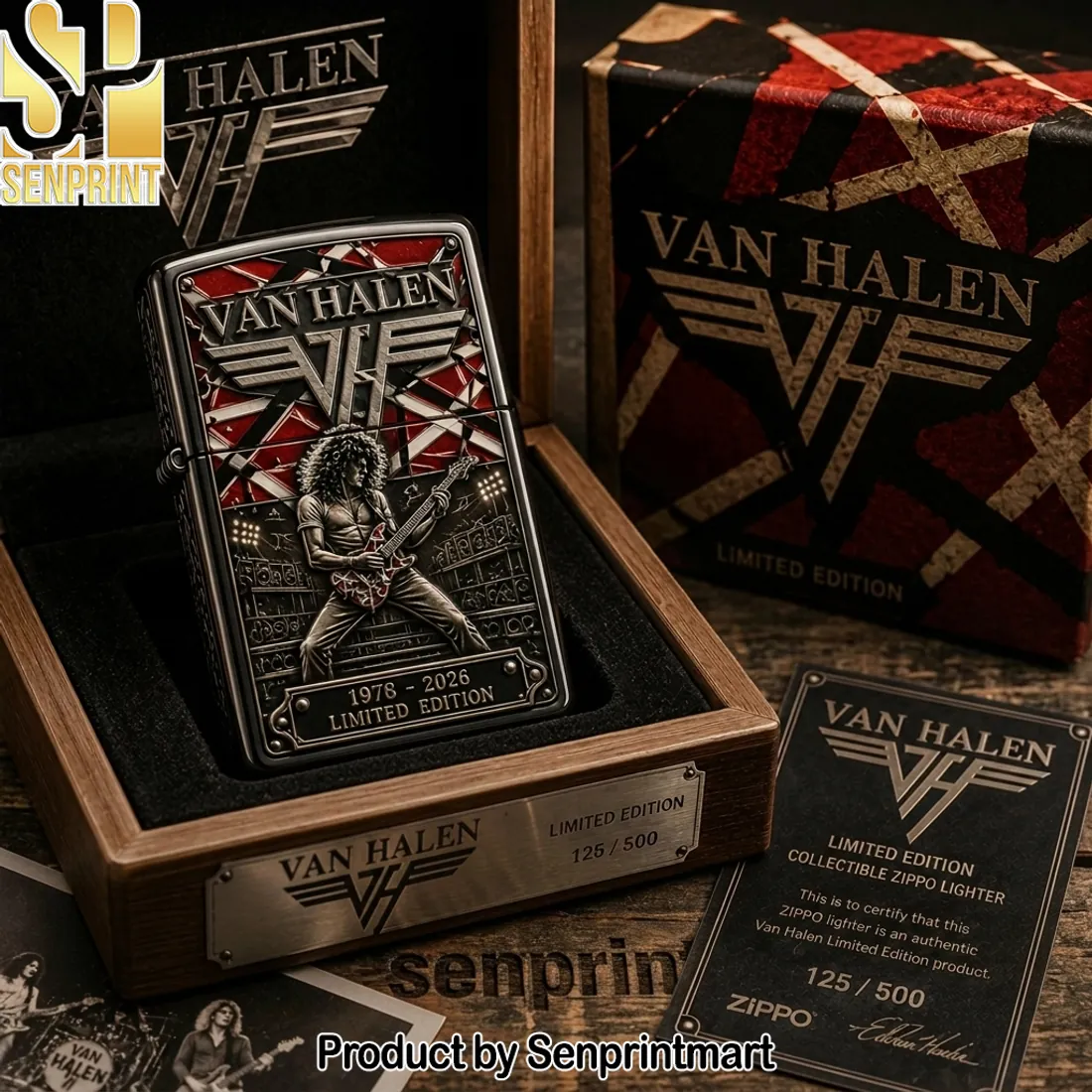 Van Halen 1978-2026 Commemorative Limited Edition Zippo Lighter