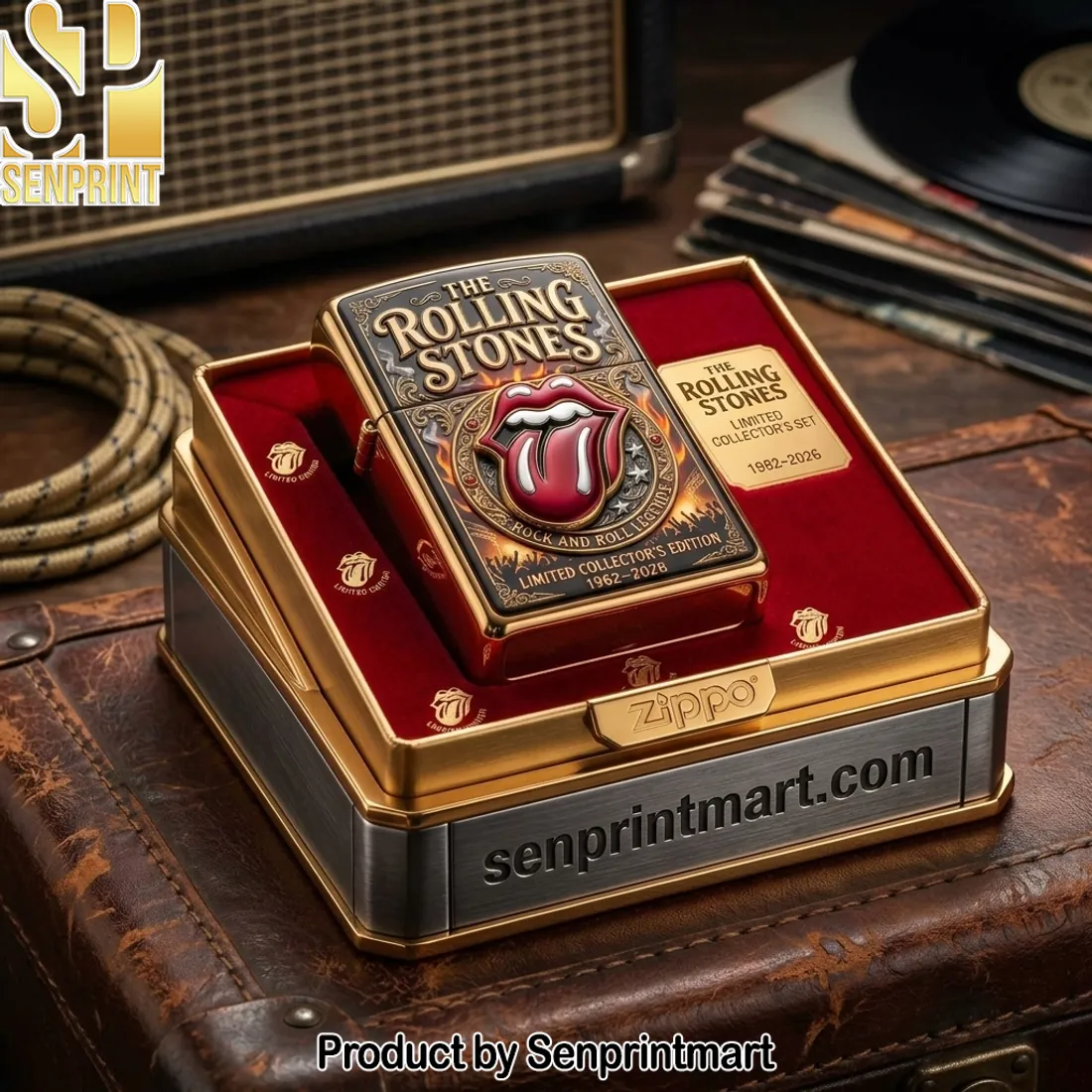 The Rolling Stones Limited Collector’s Edition Zippo Lighter