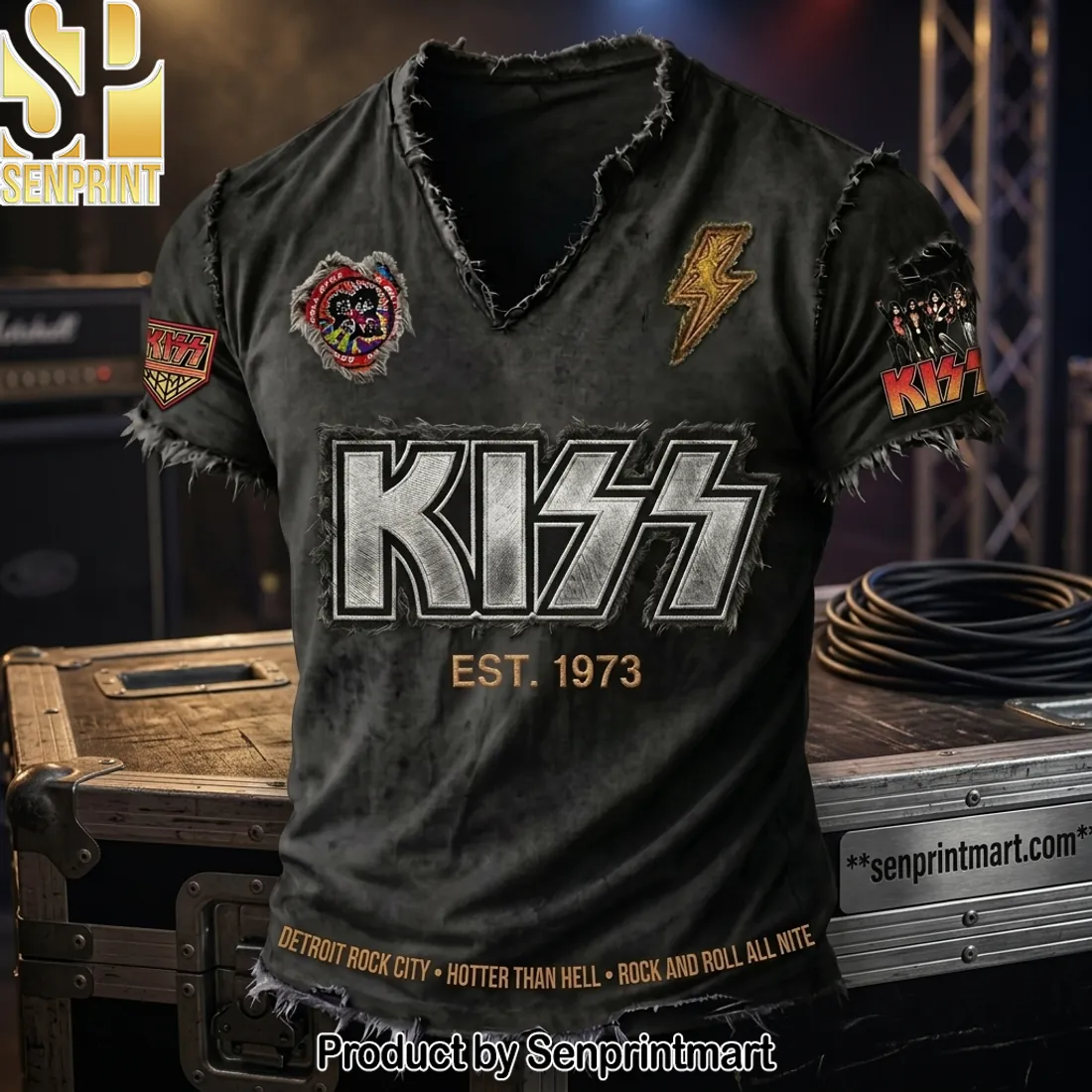 KISS Distressed Vintage Est. 1973 T-Shirt