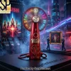 Elvis Presley The King LED Microphone Folding Hand Fan Elvis Presley The King LED Microphone Folding Hand Fan