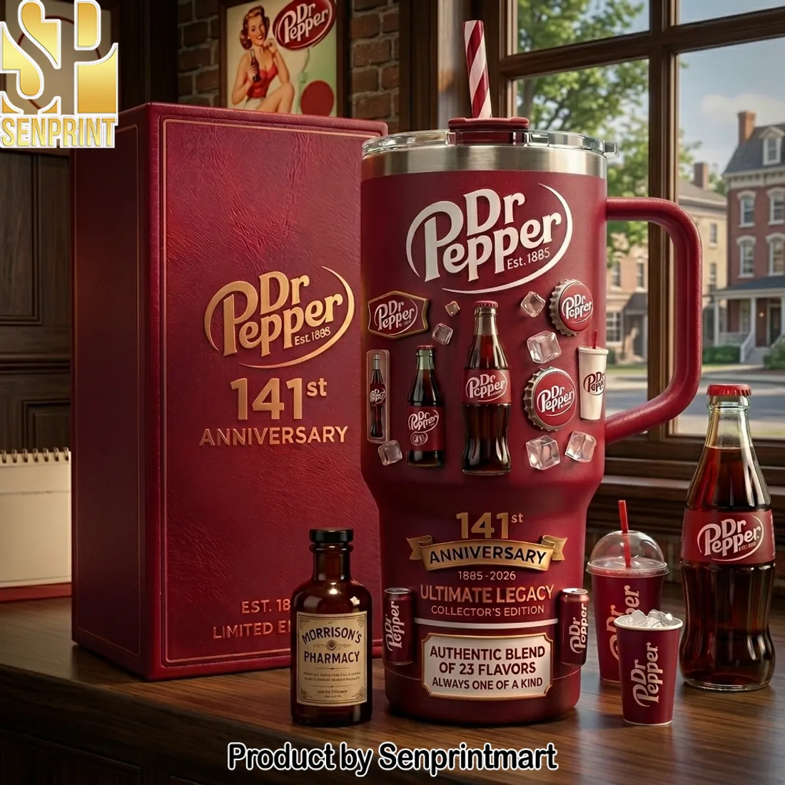Dr Pepper 141st Anniversary Ultimate Legacy Collector’s Edition Insulated Tumbler