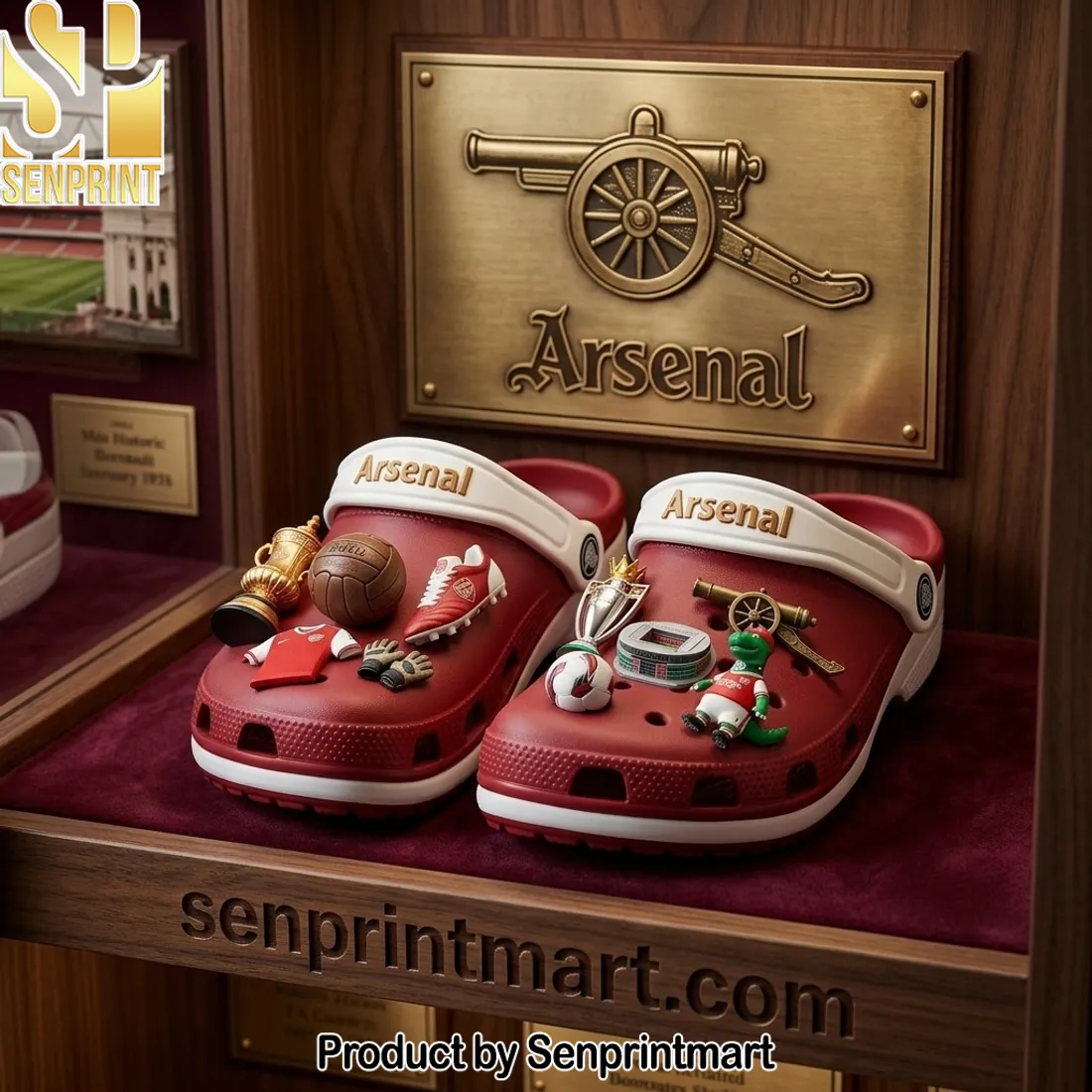 Arsenal Premium Football Fan Clogs