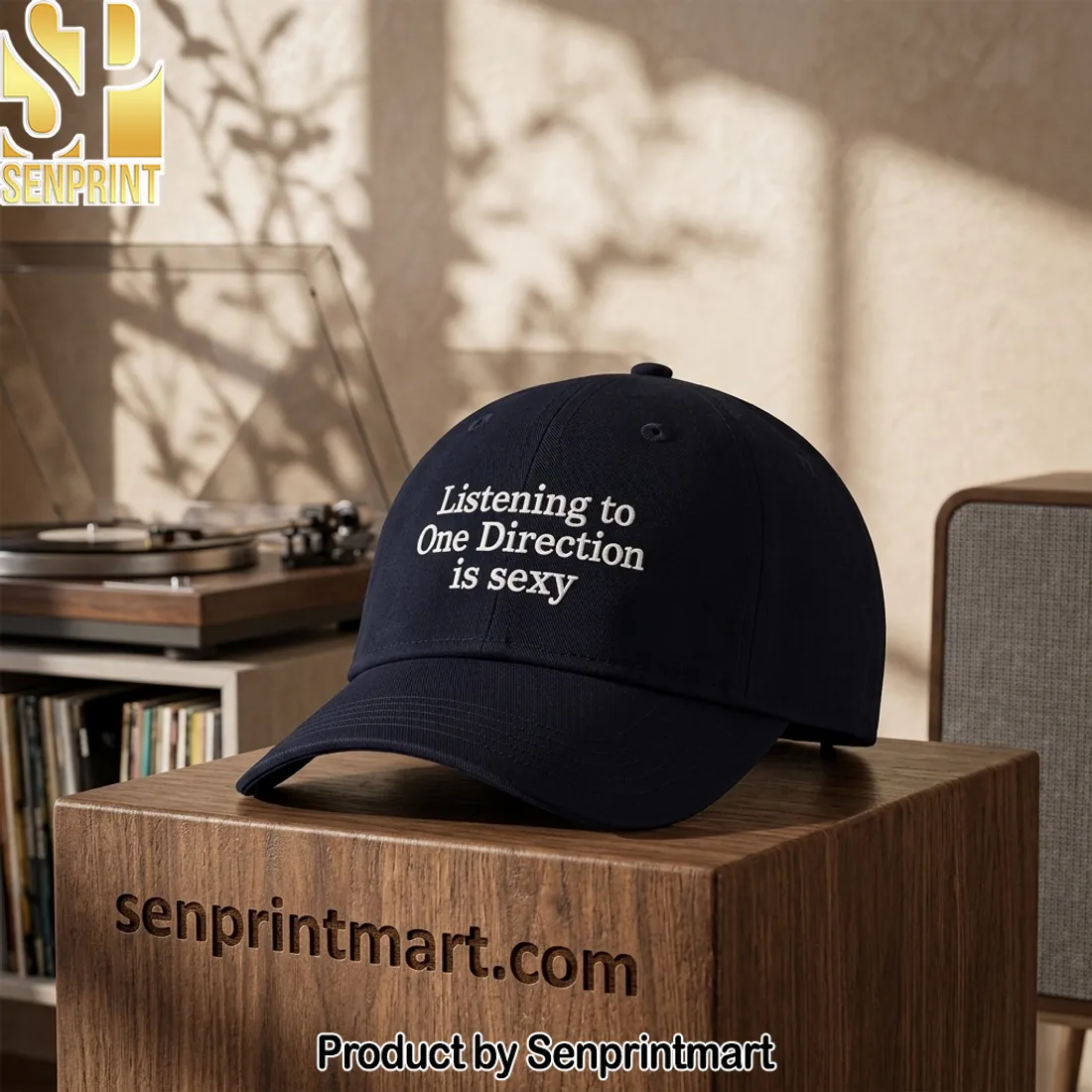Listening To One Direction Is Sexy Embroidered Cotton Dad Cap