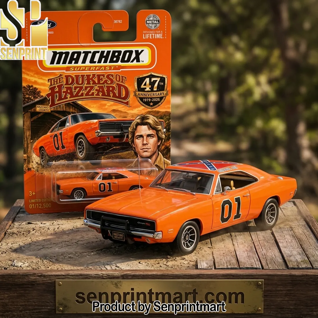 Matchbox The Dukes of Hazzard General Lee 47th Anniversary Limited Edition Die-cast Car