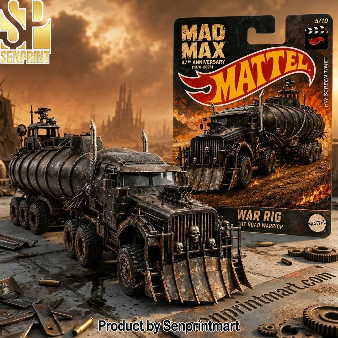 Hot Wheels Mad Max 47th Anniversary War Rig Premium Collectible Truck