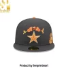 Vanderbilt Commodores NCAA Day of the Dead Graphite 59FIFTY Fitted Hat