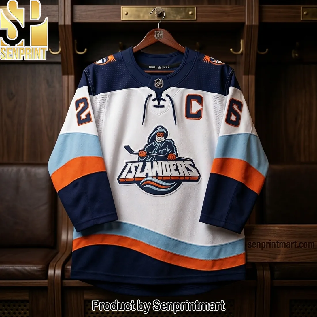 New York Islanders Hometown Remix Fisherman Retro Hockey Jersey
