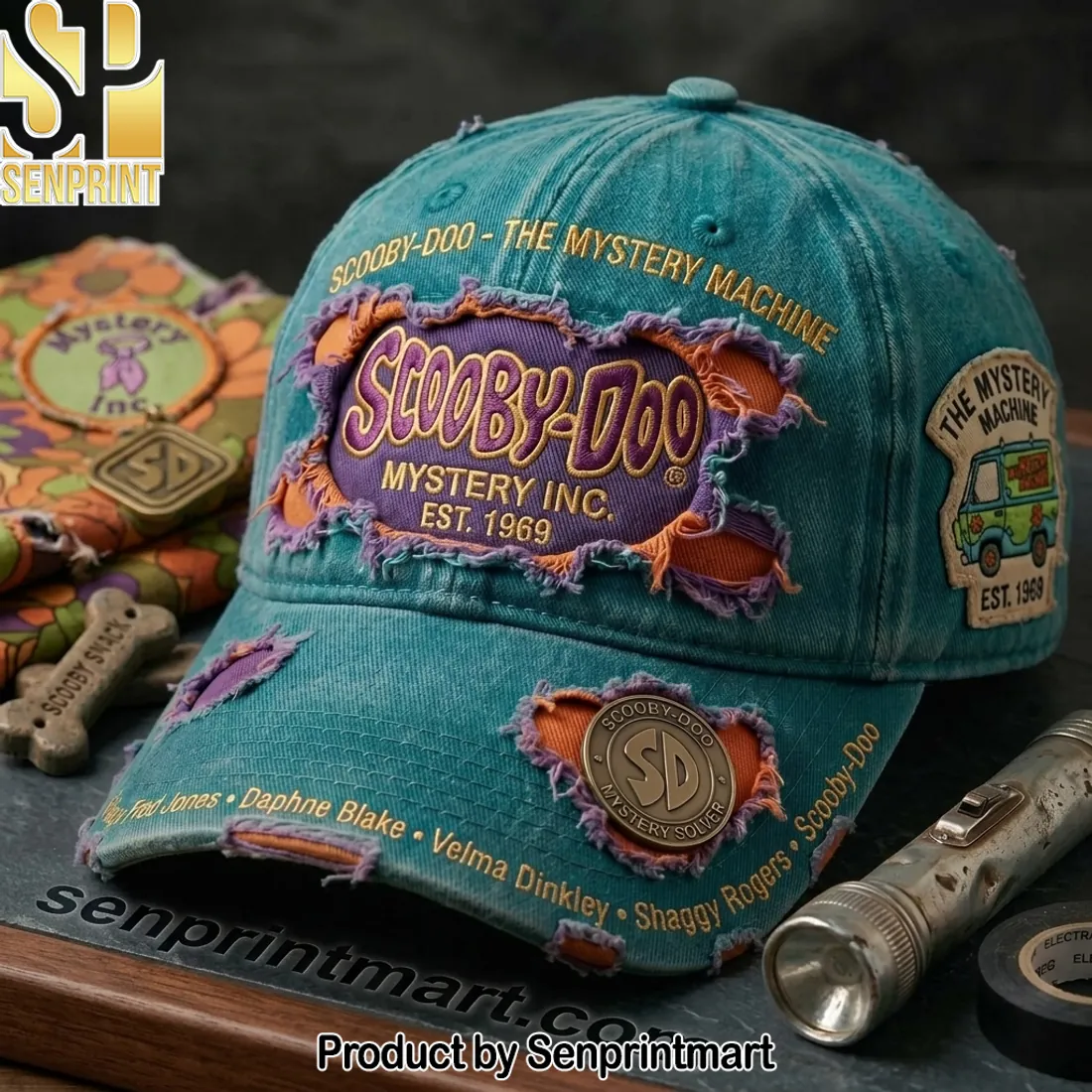 Scooby-Doo Mystery Inc. Est. 1969 Distressed Cap