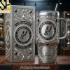 Jeep Go Anywhere Do Anything Premium 3D Embossed Green Gold 40oz Tumbler With Handle Jeep Go Anywhere Do Anything Premium 3D Embossed Green Gold 40oz Tumbler With Handle