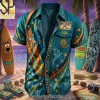 AC/DC Est 1973 Vintage Rock Band Distressed Lightning Bolt Hawaiian Shirt AC/DC Est 1973 Vintage Rock Band Distressed Lightning Bolt Hawaiian Shirt