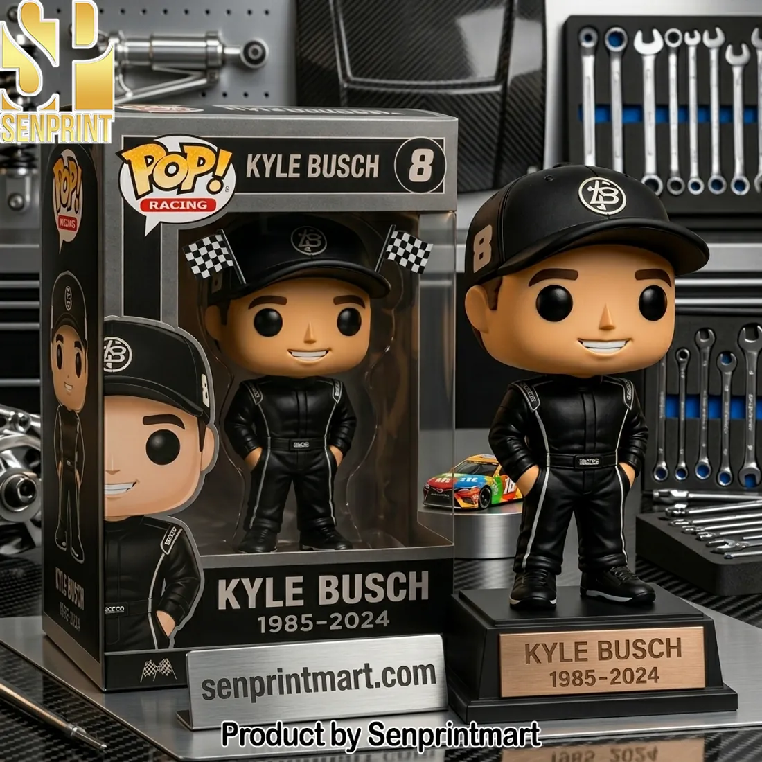Kyle Busch #8 Pop! Racing Commemorative 1985-2024 Funko Pop Figure