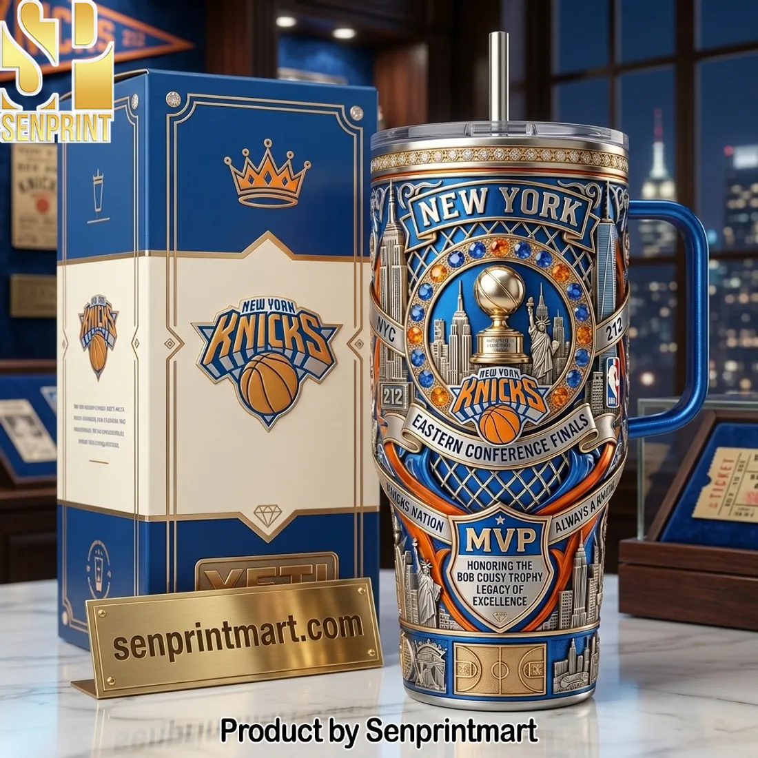 New York Knicks Eastern Conference Finals Commemorative 40oz Tumbler