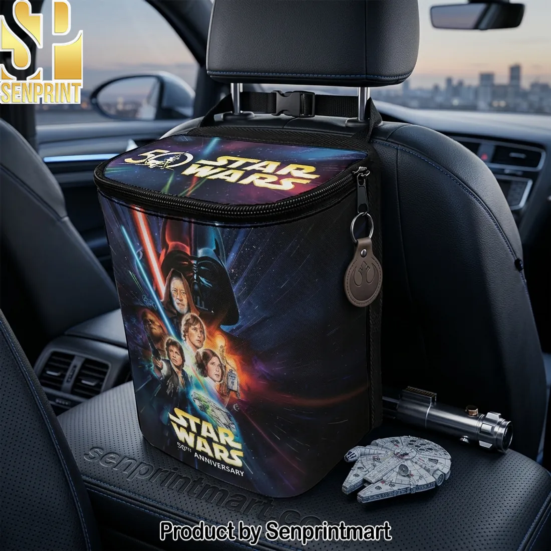 Star Wars 50th Anniversary Premium Headrest Car Hanging Trash Bin