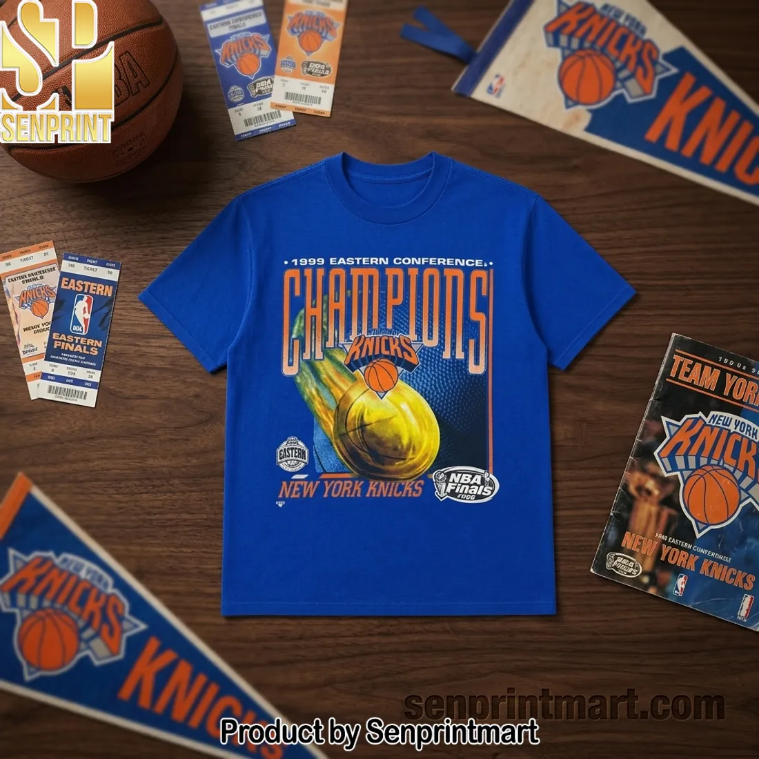 New York Knicks 1999 Eastern Conference Champions T-Shirt