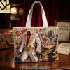 Prince Purple Rain Beaded Luxury Tote Bag