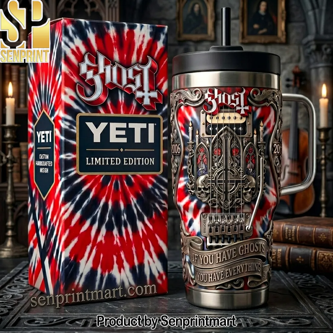 Ghost Band If You Have Ghosts You Have Everything Limited Edition YETI Tumbler