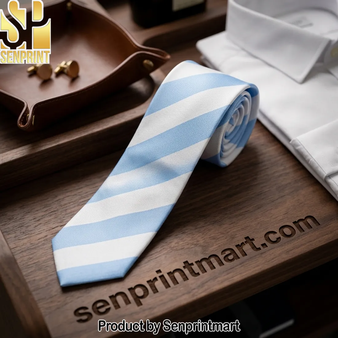 Harry Styles Amsterdam Tour 2026 Night 6 Light Blue Striped Necktie