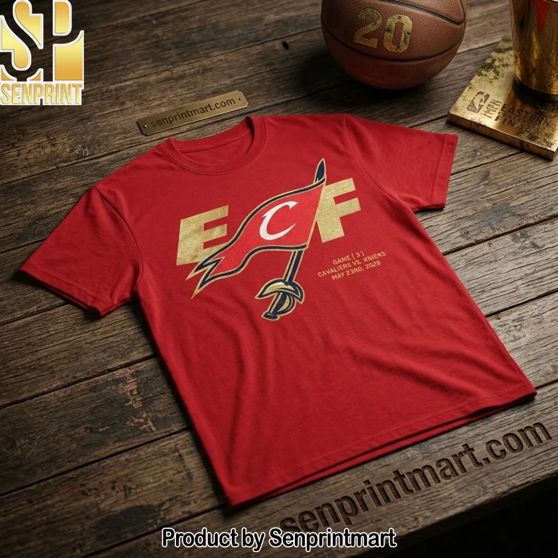 Cleveland Cavaliers ECF Game 3 2028 vs. Knicks Commemorative T-Shirt