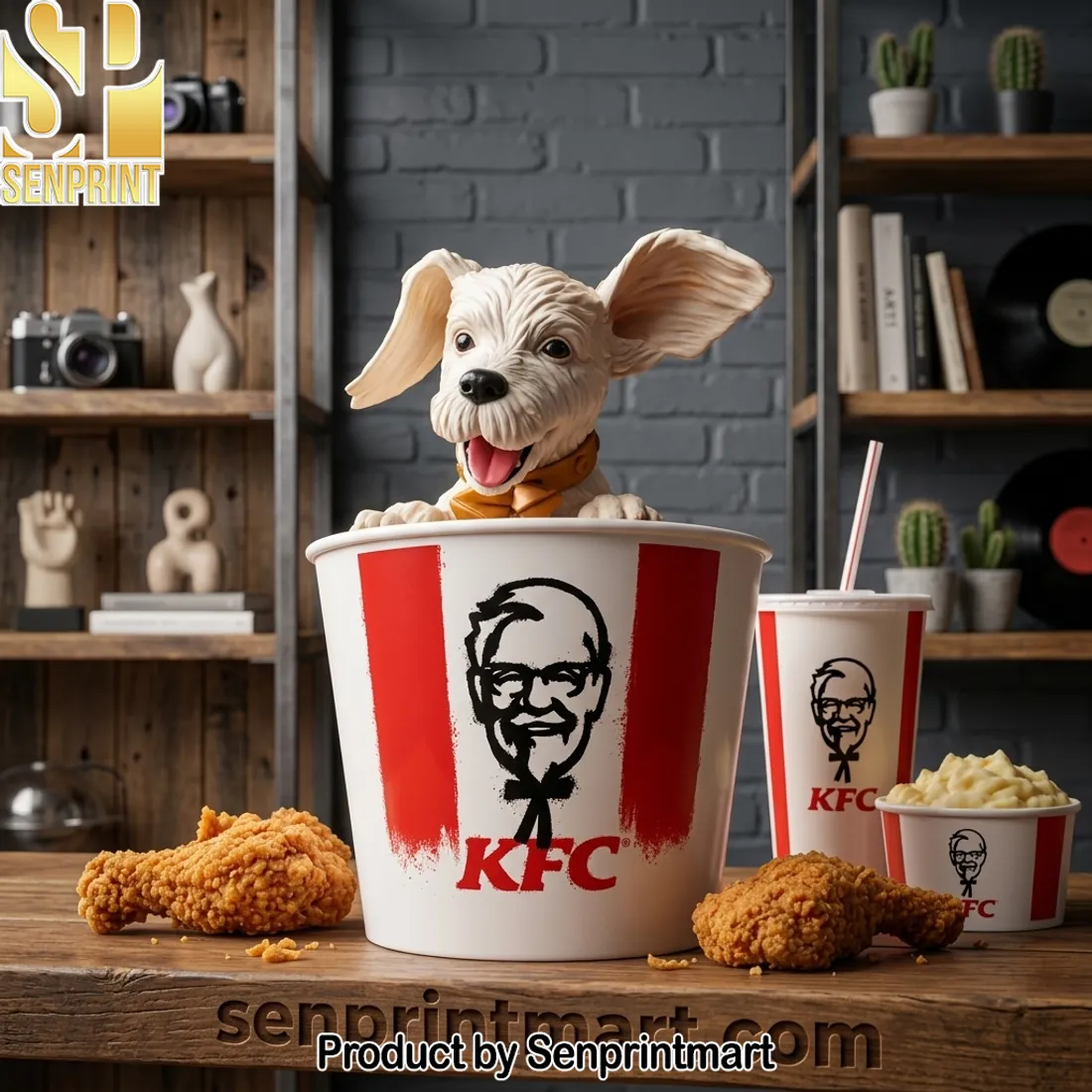 KFC Krypto Dog Collectible Bucket
