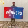 Crystal Palace FC 2026 UEFA Conference League Winners Commemorative Premium Double-Sided House Flag