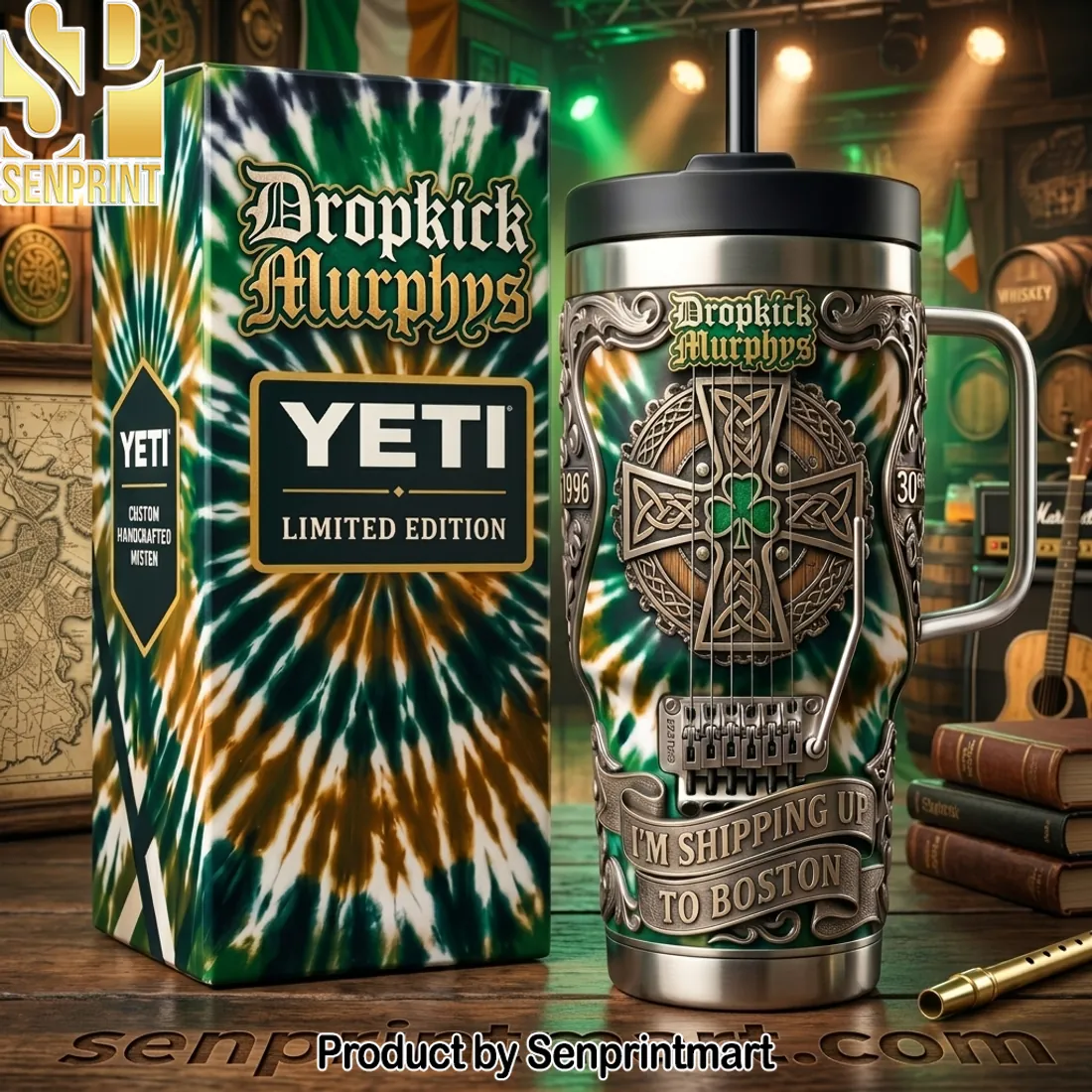 Dropkick Murphys I’m Shipping Up to Boston 30th Anniversary Limited Edition YETI Tumbler