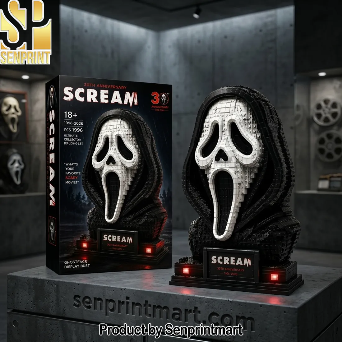 Scream Ghostface 30th Anniversary Collector Building Set