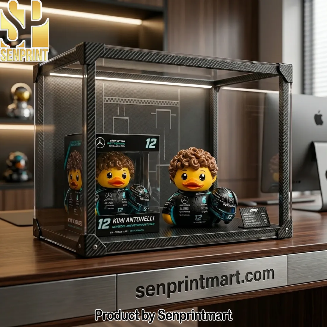 Mercedes-AMG Petronas F1 Kimi Antonelli #12 Collectible Duck Figure