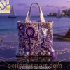 Elvis Presley Viva Las Vegas Embellished 3D Design Tote Bag Elvis Presley Viva Las Vegas Embellished 3D Design Tote Bag