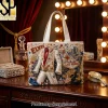 Prince Purple Rain Beaded Luxury Tote Bag