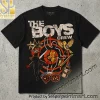 Realistic Group of Cats Graphic Print Black T-Shirt Realistic Group of Cats Graphic Print Black T-Shirt