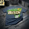 Kyle Busch NASCAR Number 8 American Flag Distressed T-Shirt Kyle Busch NASCAR Number 8 American Flag Distressed T-Shirt