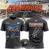 San Antonio Spurs 2026 Western Conference Champions Locker Room NBA Finals Graphic T-Shirt