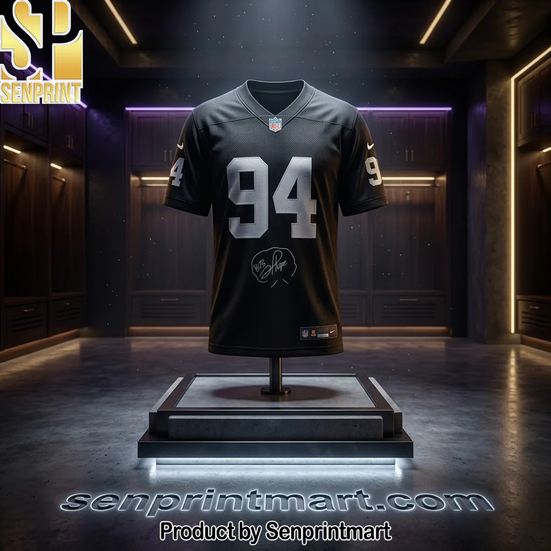 BTS J-Hope 94 Las Vegas 2026 Limited Edition Commemorative Black Signature Football Jersey BTS J-Hope 94 Las Vegas 2026 Limited Edition Commemorative Black Signature Football Jersey