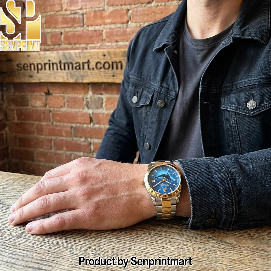 Star Trek IV The Voyage Home 40th Anniversary Commemorative Humpback Whale Two-Tone Luxury Quartz Watch