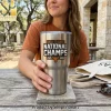 Texas Longhorns Back to Back NCAA Women's Softball National Champions 2025 2026 Commemorative Stainless Steel Insulated Tumbler