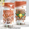 Texas Longhorns Back to Back NCAA Women's Softball National Champions 2025 2026 Commemorative Stainless Steel Insulated Tumbler