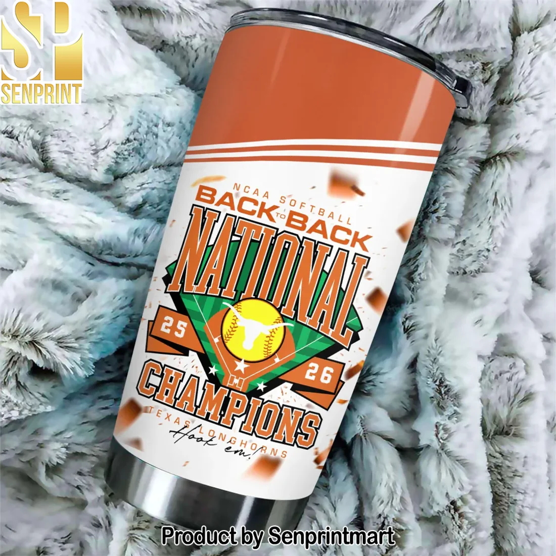 Texas Longhorns Back to Back NCAA Women’s Softball National Champions 2025 2026 Commemorative Stainless Steel Insulated Tumbler Texas Longhorns Back to Back NCAA Women’s Softball National Champions 2025 2026 Commemorative Stainless Steel Insulated Tumbler
