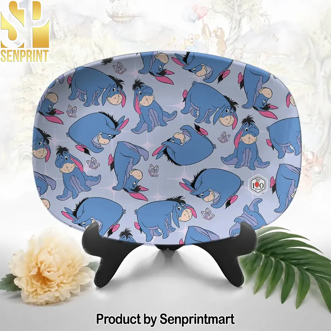 Winnie the Pooh Eeyore 100th Anniversary Commemorative Plate