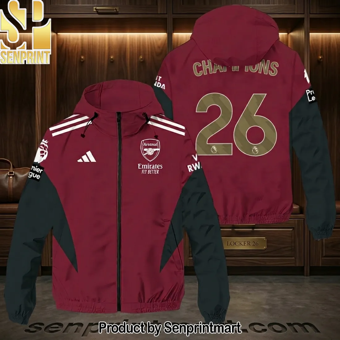 Arsenal FC Premier League Champions Jacket