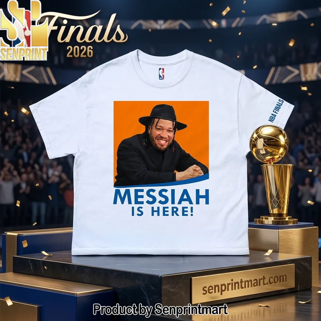 Jalen Brunson Messiah Is Here NBA Finals 2026 Graphic T-Shirt