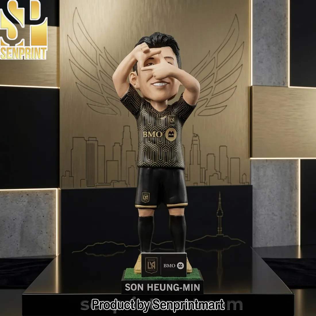 Son Heung-min LAFC Special Edition Camera Celebration Collectible Bobblehead