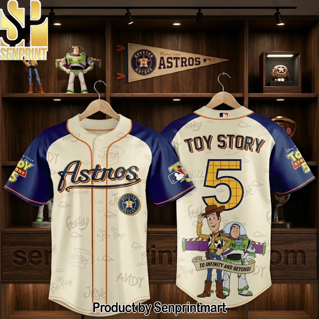 Houston Astros Toy Story 5 Limited Edition Baseball Jersey